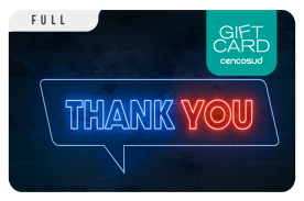 Gift Card Thank You Neon