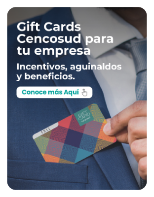 Conoce nuestras Gift Card para Empresas, elige la opción que mejor se adapte a tu negocio.