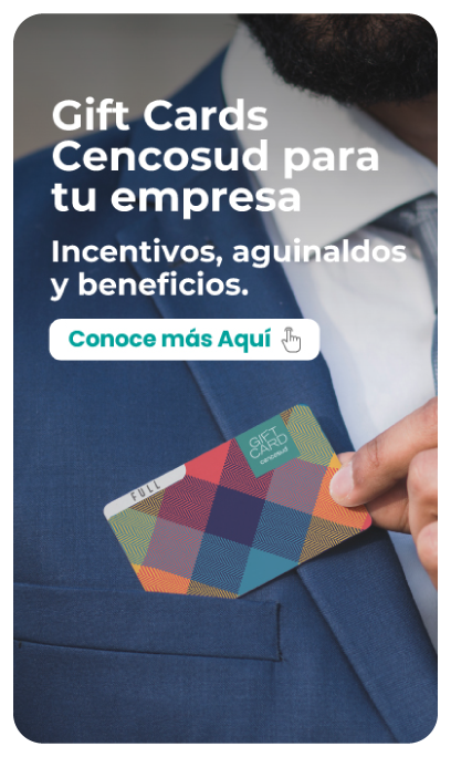 Conoce nuestras Gift Card para Empresas, elige la opción que mejor se adapte a tu negocio.